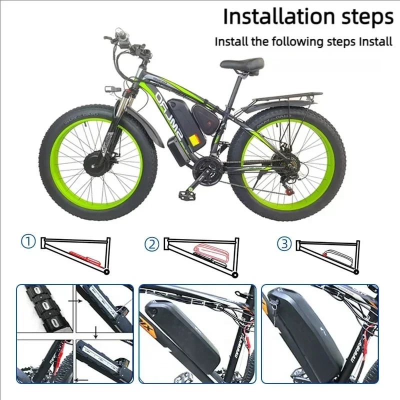 36-48-52V pour vélo électrique - Ebike Battery 48V 20Ah Hailong avis et prix