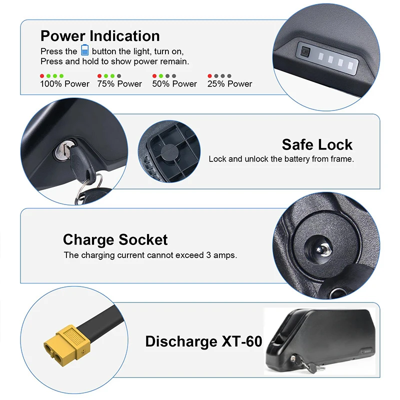 Batterie pour vélo électrique  - Electric Bicycle Battery 72V 30Ah avis et prix
